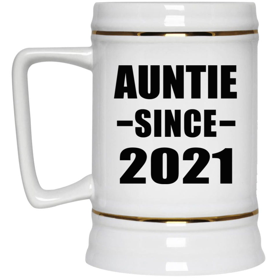 Auntie Since 2021 - Beer Stein
