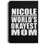 Nicole World's Okayest Mom - Canvas Portrait