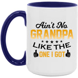 Ain't No Grandpa Like The One I Got - 15oz Accent Mug Purple