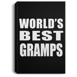 World's Best Gramps - Canvas Portrait