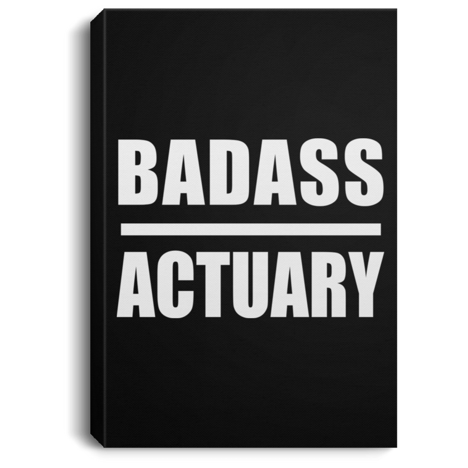 Badass Actuary - Canvas Portrait