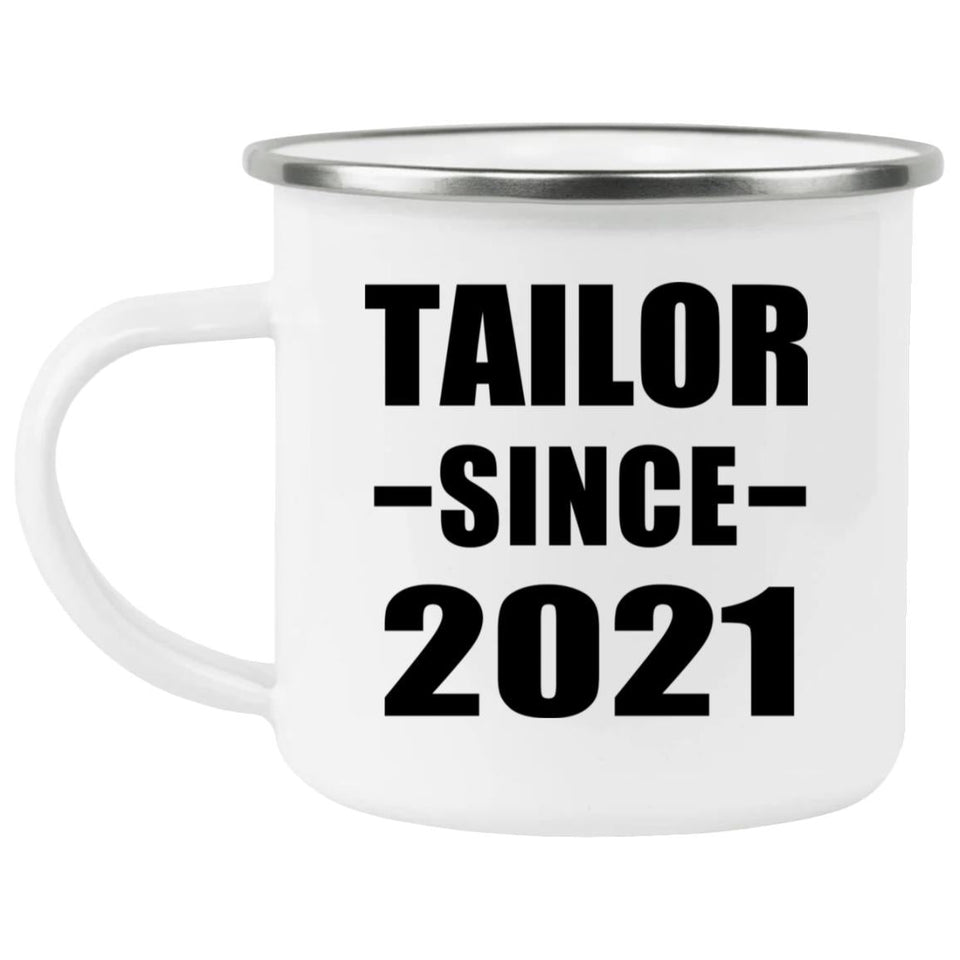 Tailor Since 2021 - 12oz Camping Mug