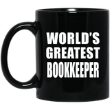 World's Greatest Bookkeeper - 11 Oz Coffee Mug Black
