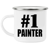 Number One #1 Painter - 12oz Camping Mug