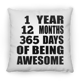 11th Birthday 1 Year 12 Months 365 Days Of Awesome - Throw Pillow