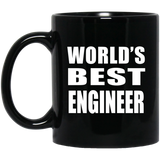 World's Best Engineer - 11 Oz Coffee Mug Black