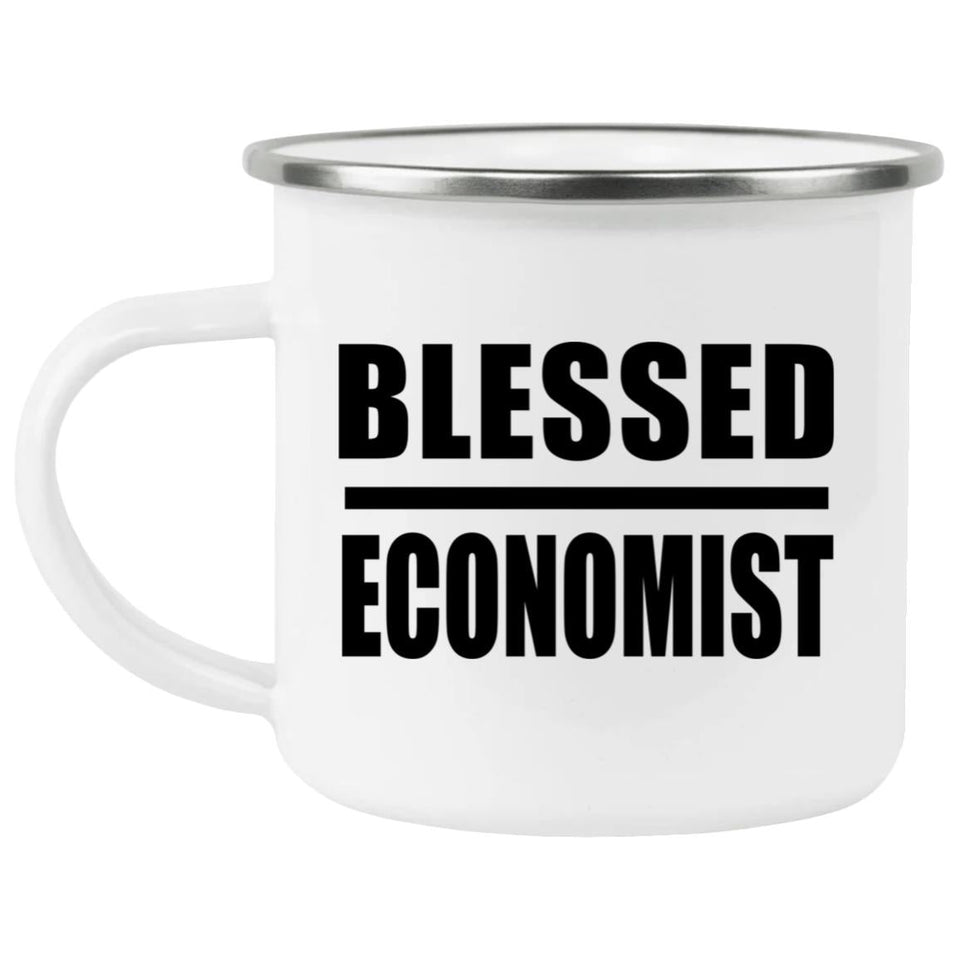 Blessed Economist - 12oz Camping Mug