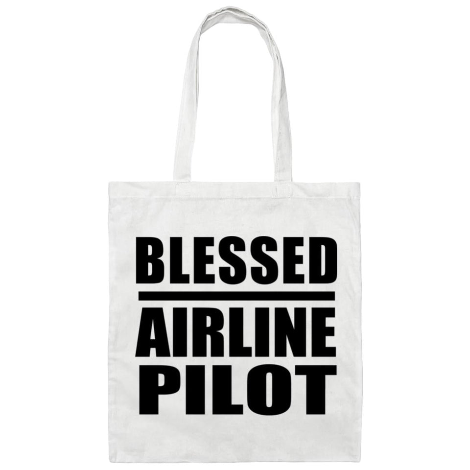 Blessed Airline Pilot - Tote Bag White