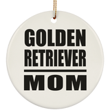 Golden Retriever Mom - Circle Ornament