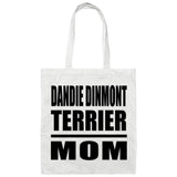Dandie Dinmont Terrier Mom - Tote Bag White