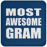 Most Awesome Gram - Drink Coaster