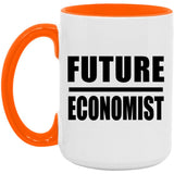 Future Economist - 15oz Accent Mug Orange