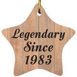 41st Birthday Legendary Since 1983 - Star Ornament C