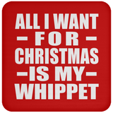 All I Want For Christmas Is My Whippet - Coaster