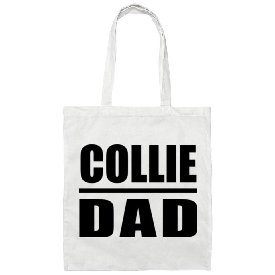 Collie Dad - Tote Bag White