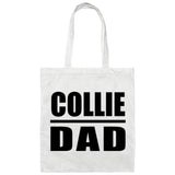 Collie Dad - Tote Bag White