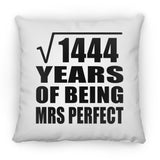 38th Anniversary Square Root of 1444 Years of Mrs Perfect - Throw Pillow