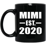 Mimi Established EST. 2020 - 11oz Coffee Mug Black