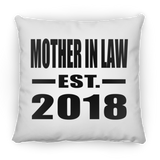 Mother In Law Established EST. 2018 - Throw Pillow