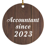 Accountant Since 2023 - Circle Ornament D