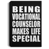 Being Vocational Counselor Makes Life Special - Canvas Portrait