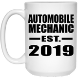 Automobile Mechanic Established EST. 2019 - 15oz Coffee Mug