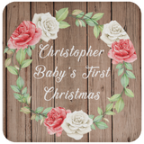 Christopher Baby's First Christmas - Drink Coaster B