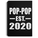 Pop-Pop Established EST. 2020 - Canvas Portrait