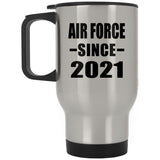 Air Force Since 2021 - Silver Travel Mug