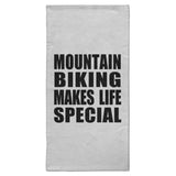 Mountain Biking Makes Life Special - Hand Towel