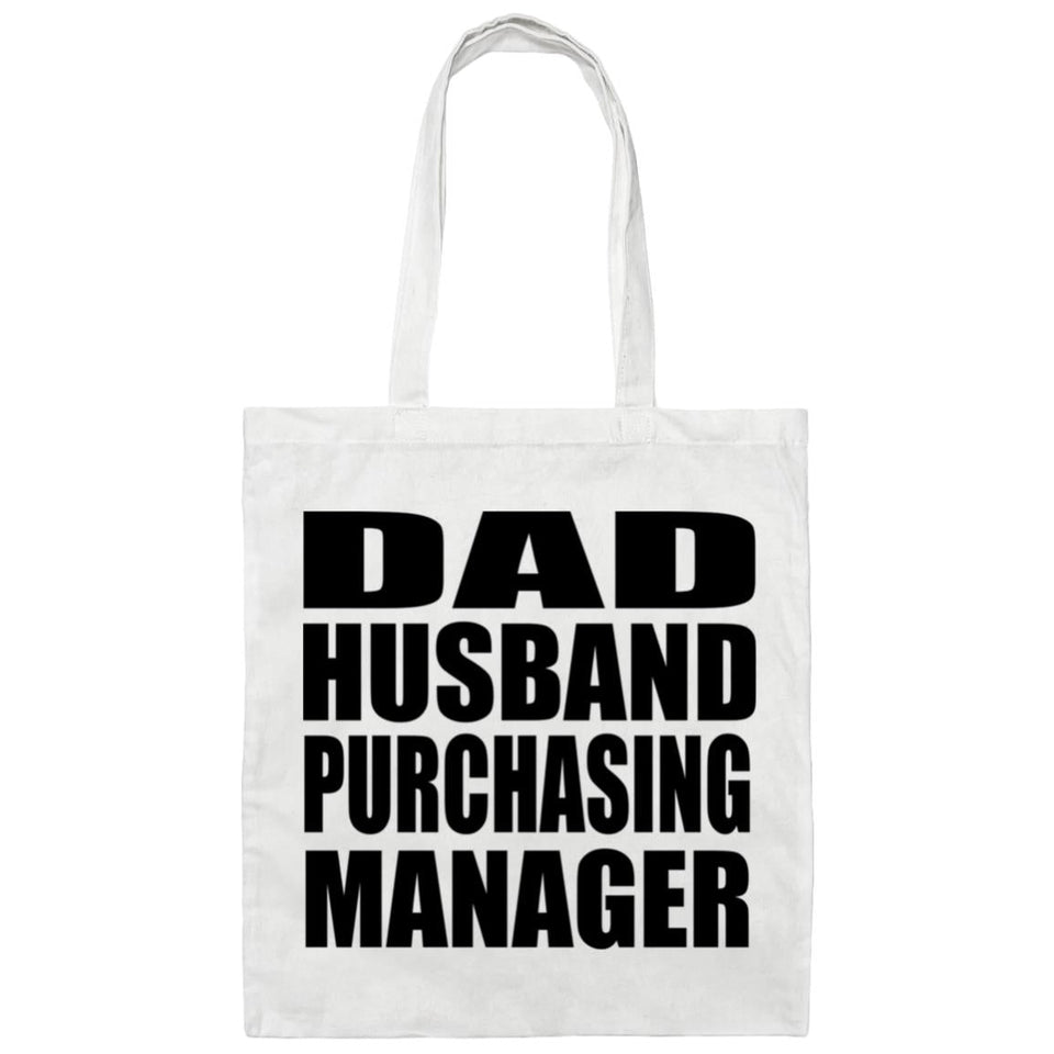 Dad Husband Purchasing Manager - Tote Bag White