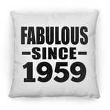 65th Birthday Fabulous Since 1959 - Throw Pillow