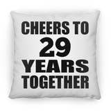 29th Anniversary Cheers To 29 Years Together - Throw Pillow