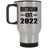 Dietician Established EST. 2022 - Silver Travel Mug
