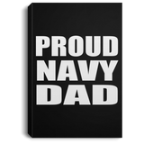 Proud Navy Dad - Canvas Portrait