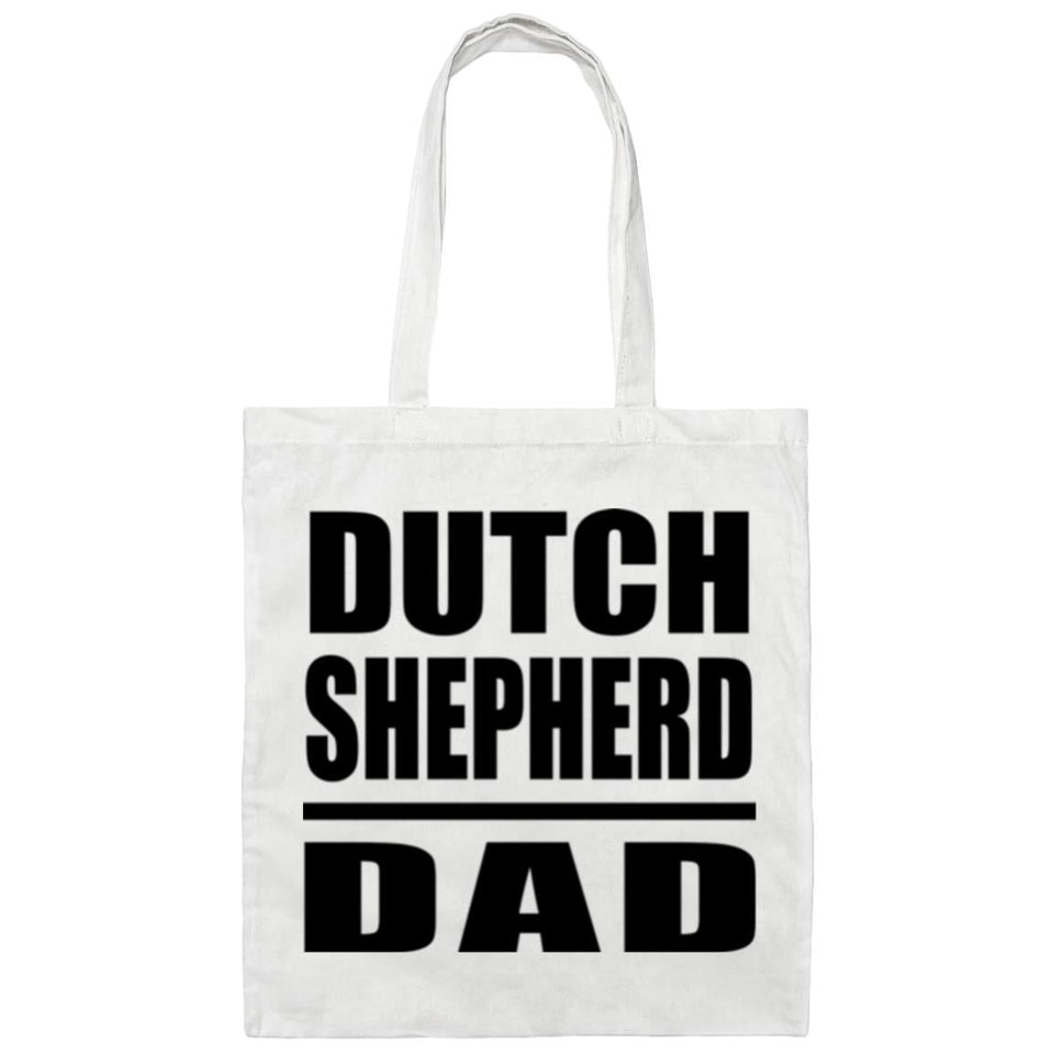 Dutch Shepherd Dad - Tote Bag White