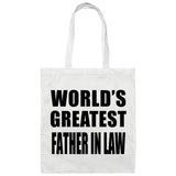 World's Greatest Father In Law - Tote Bag White