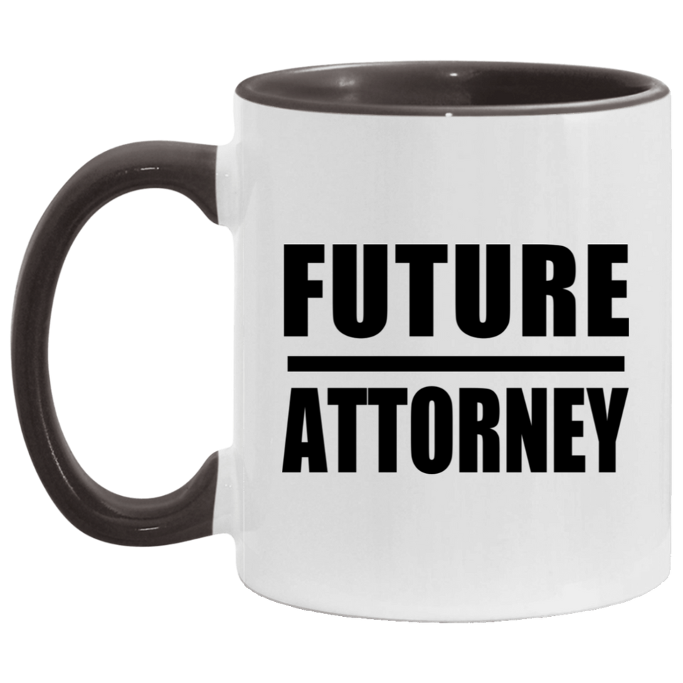 Future Attorney - 11oz Accent Mug Black