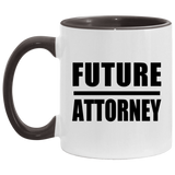 Future Attorney - 11oz Accent Mug Black