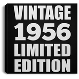 68th Birthday Vintage 1956 Limited Edition - Canvas Square
