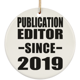 Publication Editor Since 2019 - Circle Ornament