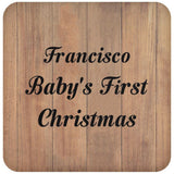Francisco Baby's First Christmas - Drink Coaster C