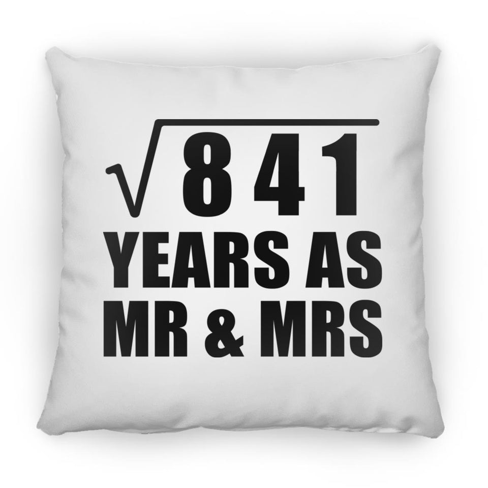 29th Anniversary Square Root of 841 Years As Mr & Mrs - Throw Pillow
