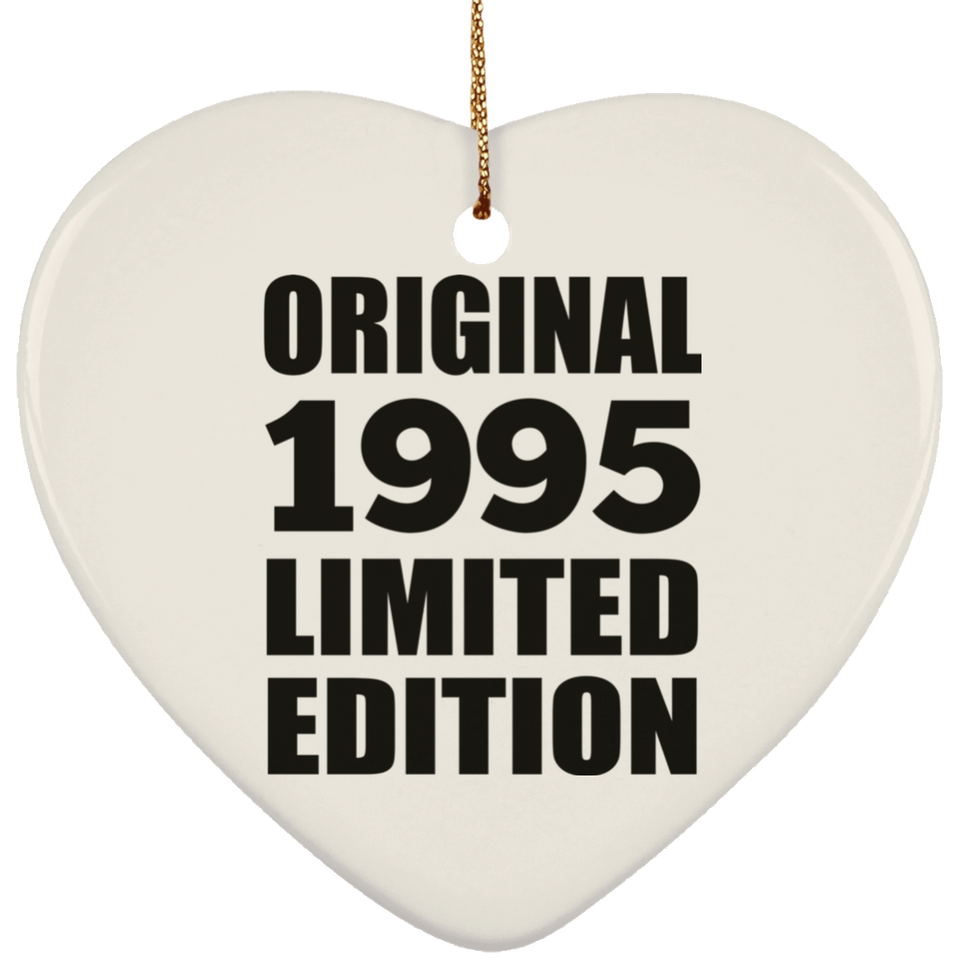 29th Birthday Original 1995 Limited Edition - Heart Ornament