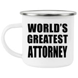 World's Greatest Attorney - 12oz Camping Mug