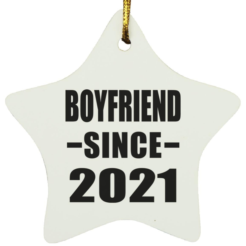 Boyfriend Since 2021 - Star Ornament