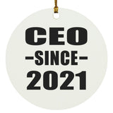 CEO Since 2021 - Circle Ornament