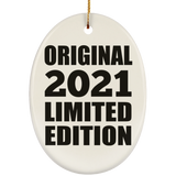 3rd Birthday Original 2021 Limited Edition - Oval Ornament