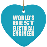 World's Best Electrical Engineer - Heart Ornament