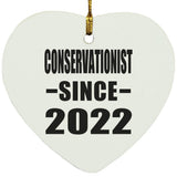 Conservationist Since 2022 - Heart Ornament